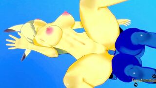 Anime Pikachu Porn - Pokemon Anime Furry Yiff 3D - Lucario x Pikachu rough sex - Japanese  chinese manga cartoon game porn