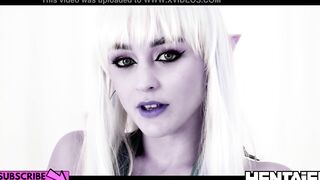 Real Life Anime - Dark Elf Alya Stark with Milky Boobies banged Aliens