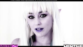Real Life Anime - Dark Elf Alya Stark with Milky Boobies banged Aliens