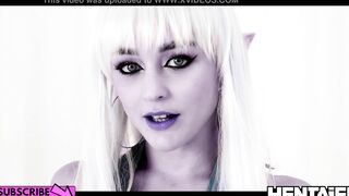 Real Life Anime - Dark Elf Alya Stark with Milky Boobies banged Aliens
