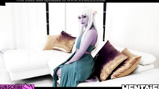 Real Life Anime - Dark Elf Alya Stark with Milky Boobies banged Aliens