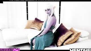 Real Life Anime - Dark Elf Alya Stark with Milky Boobies banged Aliens