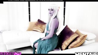 Real Life Anime - Dark Elf Alya Stark with Milky Boobies banged Aliens