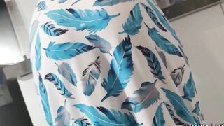 My Irresistible Step-Daughter into Blue Dress Cooking Is My Sex Sub When Her Cougar Is Not At Home