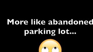 College Lovers gets Caught Sucking Off Penis into the Vehicle