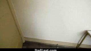 Blindfolded Daughter Gets Dads Cock inside Mouth