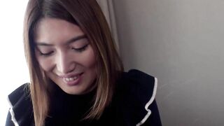 Miku Kanno into [part 2] of her debut as a Japanese adult scene celeb - interview and audition with stripping, blowing dick, twat finger fuck, snatch licking 4K MUST SEE