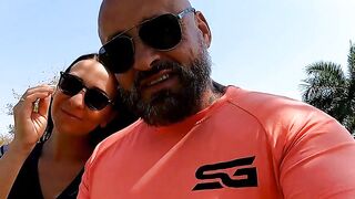 Vacation date with dark haired cougar and sex tourist