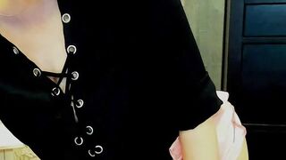 German amateur MILF LUXvanessa teasing her fans on solo homemade webcam show
