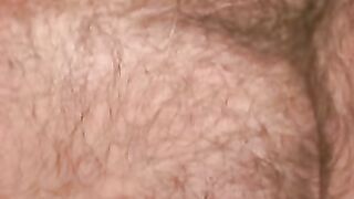 Old amateur with mustache masturbates his limp dick and cums