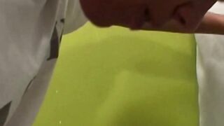 Skinny Latino twinks suck each other and cum after rimming