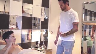 DaddiesPorno.com - Giving him the sexual attention he needed to pass his exam