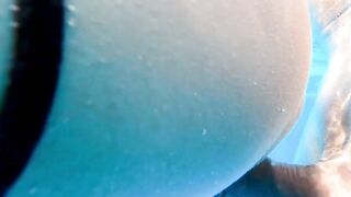 Big Titted Hispanic teens Alaska Rod banged inside the pool