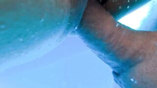Big Titted Hispanic teens Alaska Rod banged inside the pool