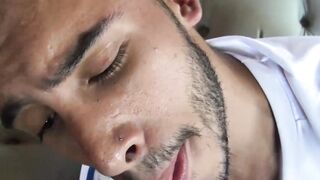 LatinoJuice.com - Horny German jerks his thick cock before getting bred hard passiona
