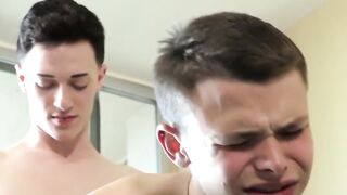 Raw fucking with skinny twinks who love huge dicks