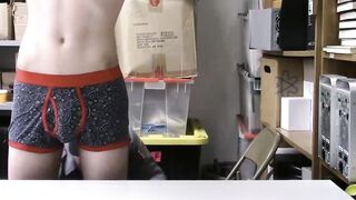 Perps4Sale.com - Slender twink thief seduces Hunk muscle guard for freedom