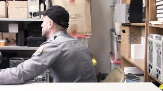 Perps4Sale.com - Hunk Black cop teases unshaved Inked Jock suspect and fucked