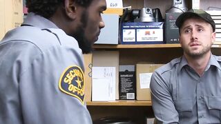 Perps4Sale.com - Hunk Black cop teases unshaved Inked Jock suspect and fucked