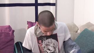 LatinoJuice.com - Nerdy twink Antu Burghos bred hard by skinny Nick Bianco