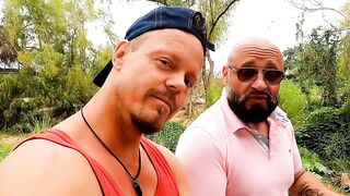 Vacationers date a young Hispanic for three-way sex
