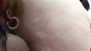 BBW lesbians with fat bellies having lesbo sex