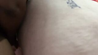 BBW lesbians with fat bellies having lesbo sex