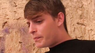 Cutie Cameron James jerked his cock while sucking the cock of hottie Sebastian Kane a