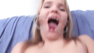 Teenie sluts does anything for cash including a casting