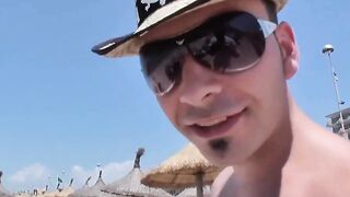 Holiday banged public with a petite teenage women