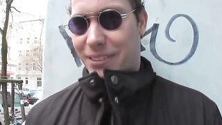 Real mom persuaded to have sex at street casting