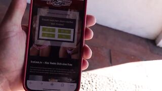 German Barbie with plump boobies on a pov date