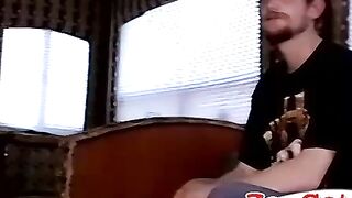 Bruce has a great uncut cock and real juicy oozing precum Hoe 2
