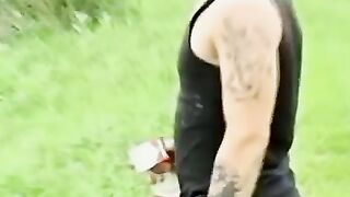 Gorgeous stud Gage Winchester loves busting his balls Hoe 2