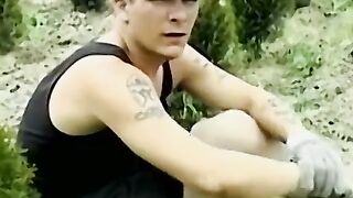 Gorgeous stud Gage Winchester loves busting his balls Hoe 2