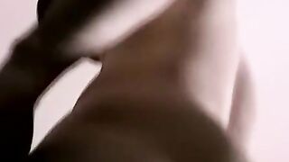 Horny amateur dude jerks his fat dick and receives a head Hoe 2