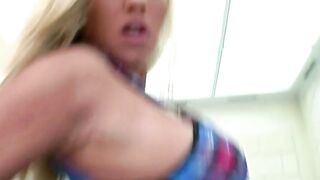 Anal MMF 3 way with natural titties 18 Kira Banks