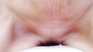 Unattractive older woman with tiny hooters point of view
