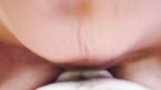 Unattractive older woman with tiny hooters point of view