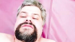 Unattractive older woman with tiny hooters point of view