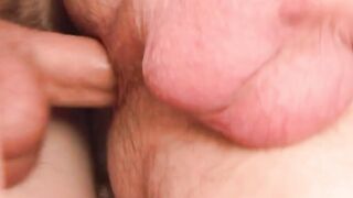 Homosexual master fucks the submissive fagot AO