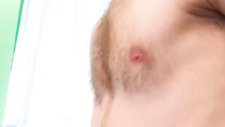 Slim gays with unshaved assholes having anal sex