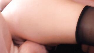 Older nylon bimbo next door has MMF 3some