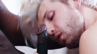 MaleNoir.com - DeAngelo Jackson's thick BBC ravages hungry power bottom