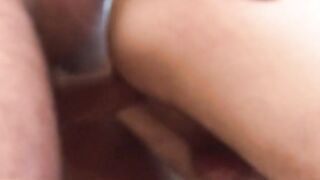 Bushy homosexual man with wig banged! AO