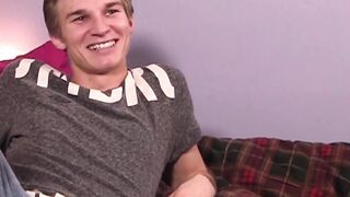 Hot stud William Steel up and down his impressive and hairy penis