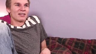 Hot stud William Steel up and down his impressive and hairy penis