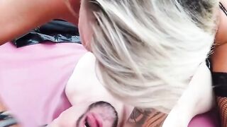 Bi-Curious three-way with dominant mom Jenny Hardt