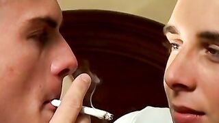 Chainsmokers Devon And Hoyt Jaeger enjoyed smoking and getting fucked by double heade