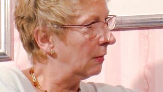 Freaky granny convinces her hubby to have sex